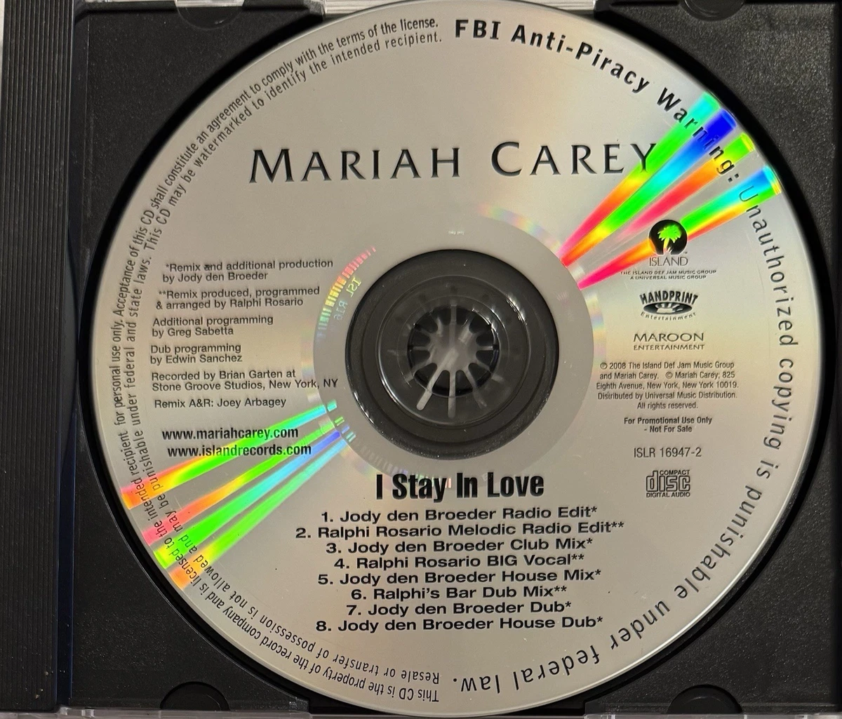 Promo CDs Mariah Carey | eBay