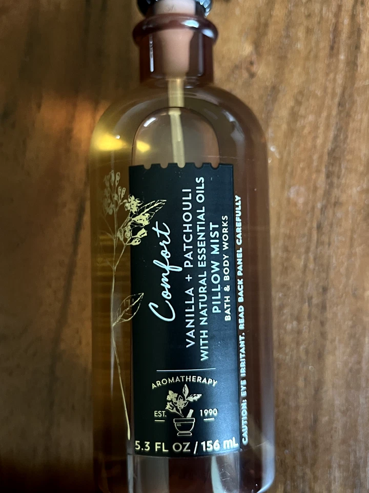 Bath & Body Works aromaterapia COMFORT vainilla + pachulí almohada niebla 5,3 oz.  Foto 3 de 4