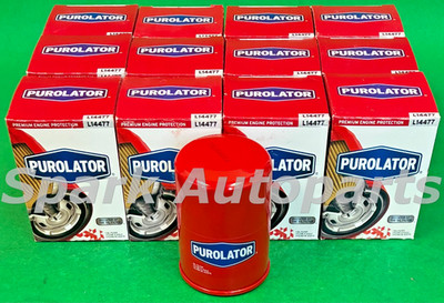 Case of 12 Engine Oil Filter PUROLATOR L14477 For LEXUS TX350, TOYOTA, PH4386