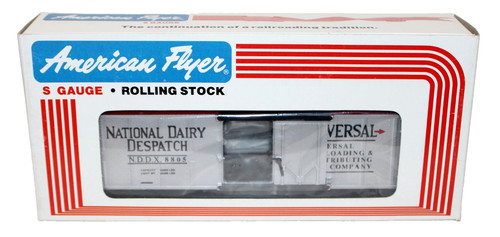 Coche de carga aislado American Flyer Lionel 6-48805 calibre S NDDX plateado nuevo en caja EE. UU. 1986 | Condition: New