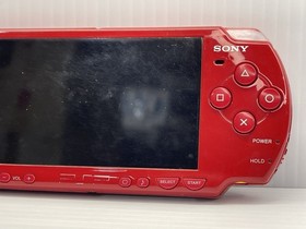 PlayStation Portable PSP 2001 Red God Of War Edition Console For Parts Or Repair