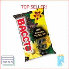 Michigan Peat 1440 Baccto Lite Premium Potting Soil, 40-Quart