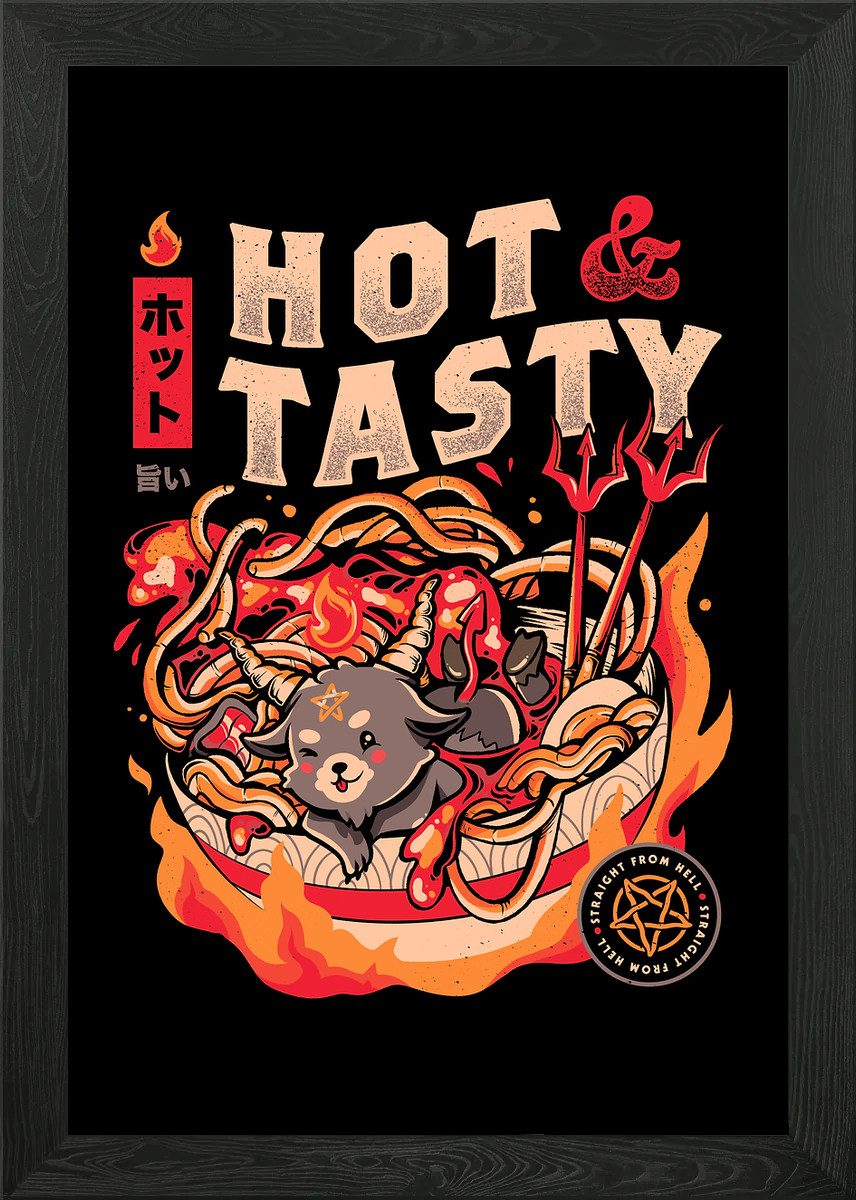 Póster de arte de pared enmarcado en lienzo