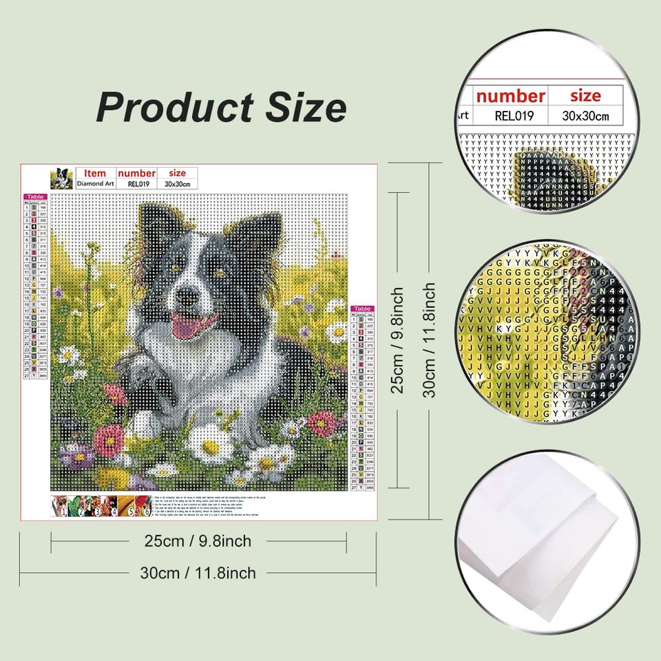 Dog Diamond Painting Kits For Adults 5D Full Drill Diamond Art Kits dog-diamond-painting-kits-for-adults-5d-full-drill-diamond-art-kits