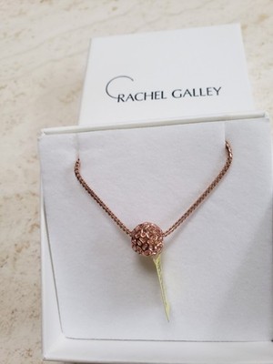 RACHEL GALLEY - 14K Roségold Overlay 925 Sterling Silber, Halskette mit Anhänger