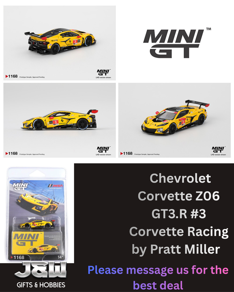 Mini GT Chevy Corvette Z06 GT3.R #3 Corvette Racing by Pratt