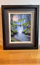 Jon Rattenbury hand signed giclee in color with hand-embellishments on canvas.