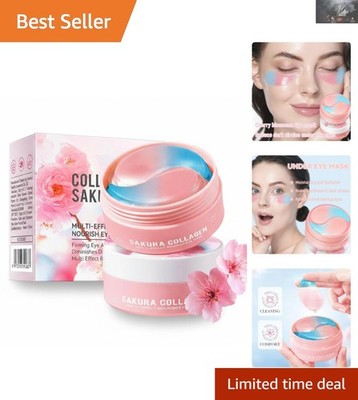 Gentle Gel Eye Masks for Puffiness & Dark Circles   Travel Size, 60 Pcs