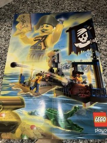 Lego 7075 Pirates Captain Redbeard's Pirate Ship 100% Complete w Instructions,