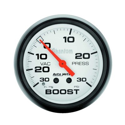 AUTOMETER 2-5/8in Phantom Boost Gauge 30psi- 5803