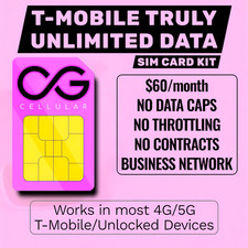 T-Mobile TRULY UNLIMITED 4G 5G Home Mobile Internet Hotspot Data SIM Card