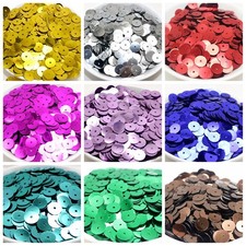 2000 Metallic Color 10 mm PVC Flat Round loose sequins Paillette sewing Wedding
