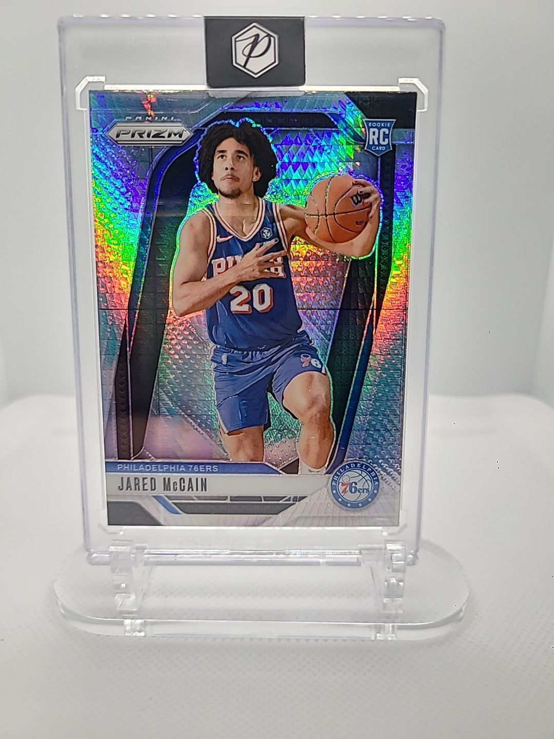 2024-25 Panini Prizm - Jared McCain #222 Hyper Prizm (RC)