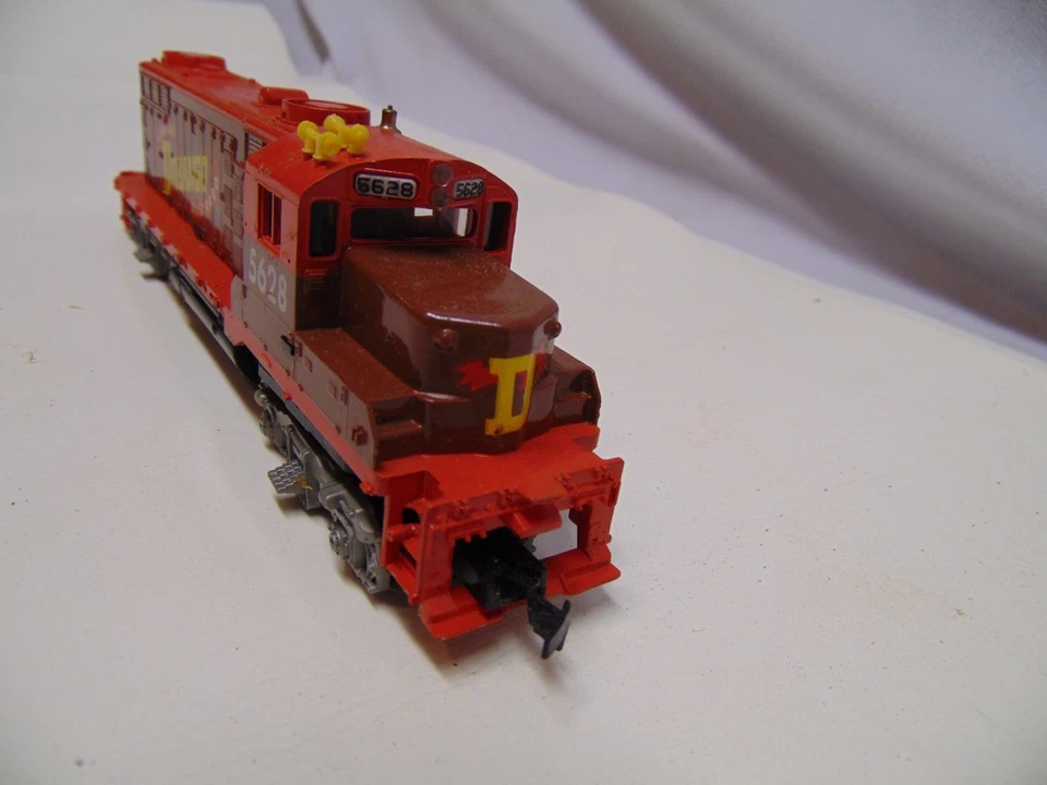 Локомотив Tyco Kansas Durango Colorado No5628 длиной 7,5 дюйма коричневого и красного цветов - Изображение 2 из 4