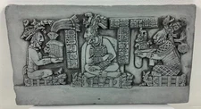 Mesoamerican Wall Art Aztec Inca Mayan Sculpture Mayan Ceremonial Scene