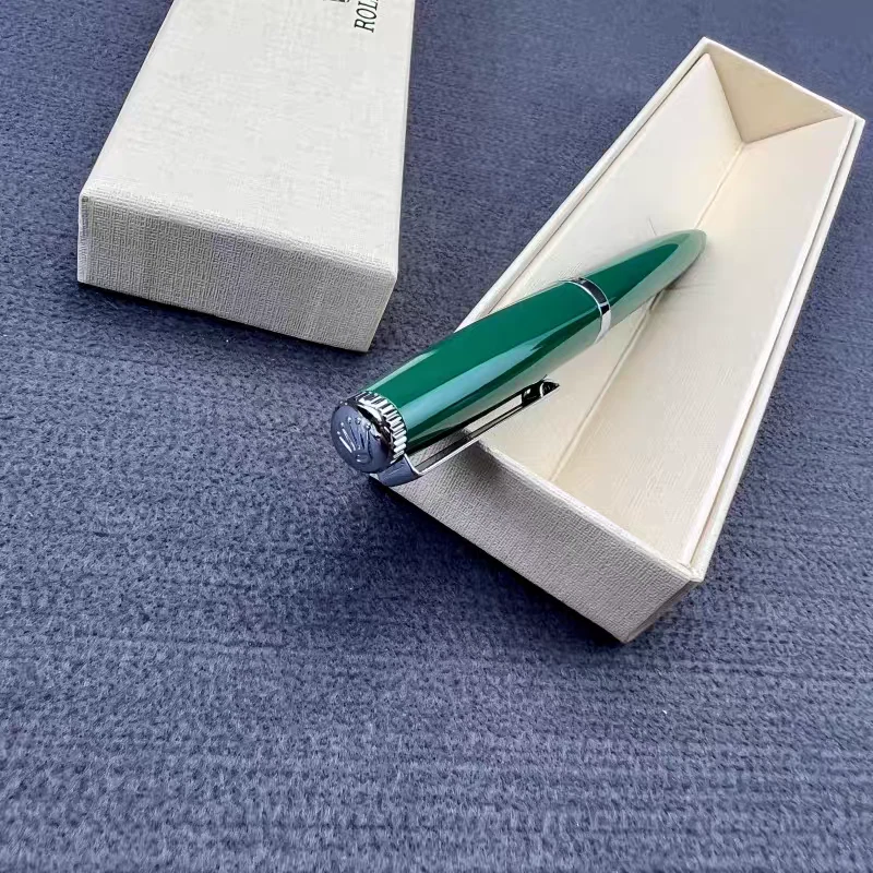Rolex Emerald Green Twist Ballpoint Pen New with Box VIP Gift