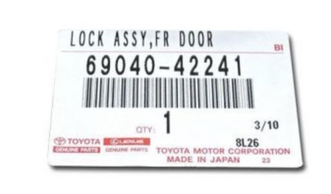TOYOTA OEM Genuuine Lock Assy, Front Door W / Motor, LH 69040