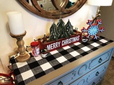 Table Runner 14x108 Inches Buffalo Plaid