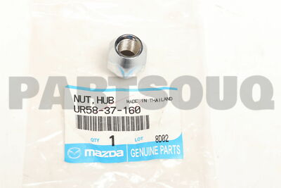 UR5837160 Genuine Mazda NUT,HUB UR58-37-160 | eBay