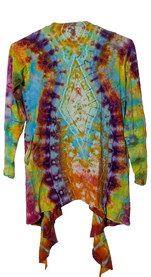 Plumero WARRIOR WITHIN DESIGNS Mujer XL Tie Dye Bambú Elástico Cascada Foto 2 de 4