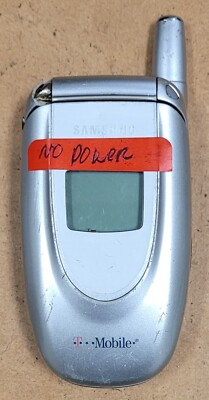 Samsung SGH-E105 - Silver and White ( T-Mobile ) Very Rare