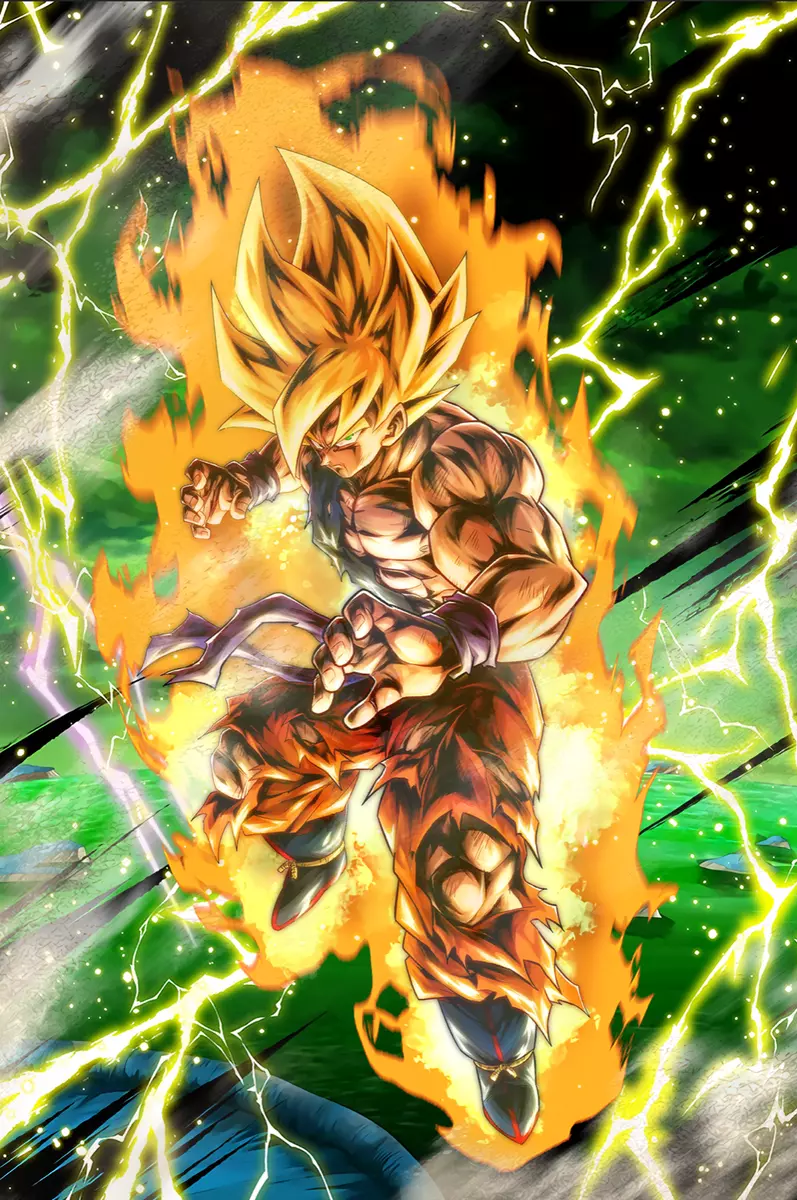 Dragon Ball Super/Z Goku Super Saiyan 12in x 18in Poster Free Shipping