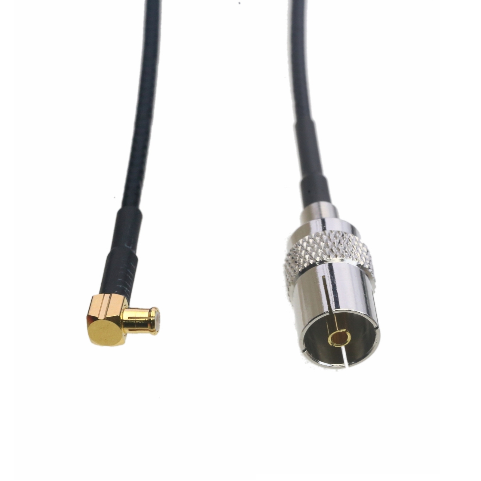 RF Cable IEC PAL female to MCX plug RA RG316 6
