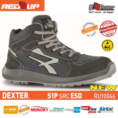 U-POWER ARBEITSSCHUHE SICHERHEITSSCHUHE DEXTER ESD S1P SRC RU10046 RED UP