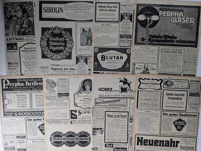 JUGEND 1917 Einzelverkauf div. Werbung Anzeigen Reklame Abb. und weitere (W17R)2
