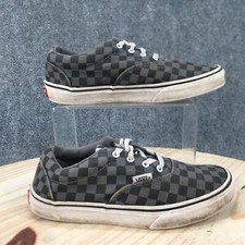 Vans Shoes Youth 4 Off The Wall Skateboard Sneakers Gray Lace Up Round Toe Low