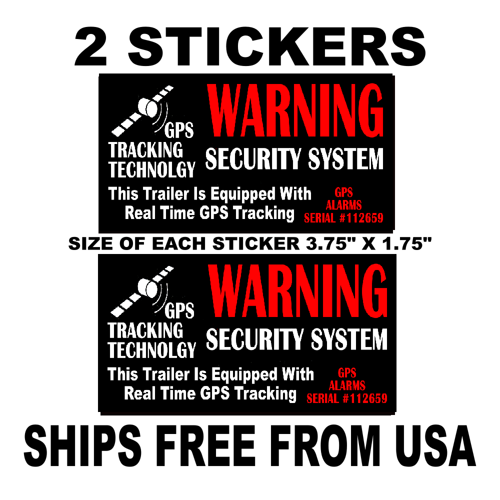 Catalytic Converter Anti Theft GPS Sticker Vinyl Decal Sticker eBay