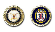 USS Carl M. Levin DDG-120 Crest Challenge Coin