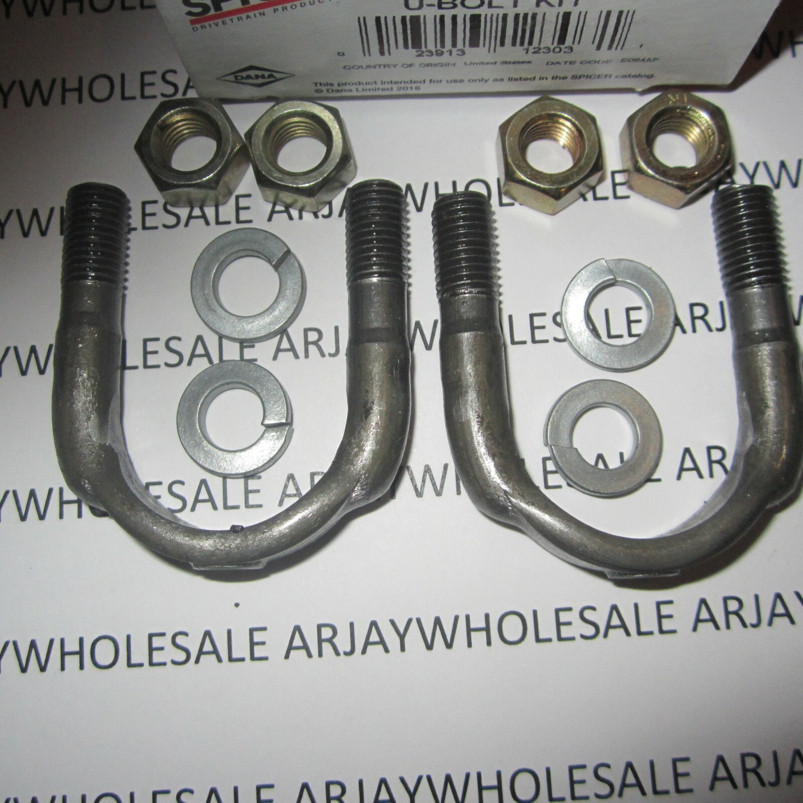 Spicer U Joint Spicer 1350/1410 Yoke U-Bolt Kit - Fits Chevy, Ford, Dodge,  Jeep 4WD Driveshafts, 2-Year Warranty Truck Body U Bolts