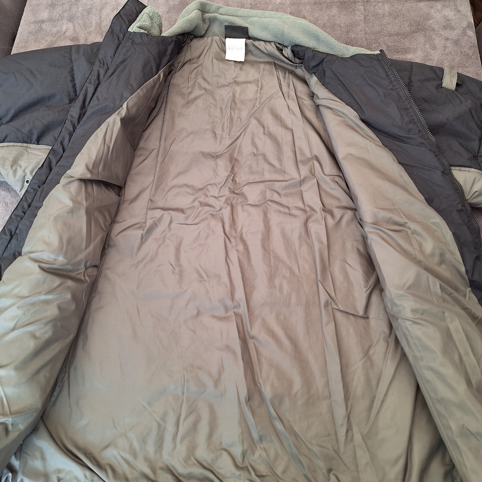 Canterbury Rugby Tech Padded Full Zip Jacket 2XL XXL Chest 56" Black/Grey Men's image 10