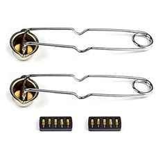 2pcs Steel Strikers Spark Lighters + 10 Flints Torch Welding Ignitor For Propane