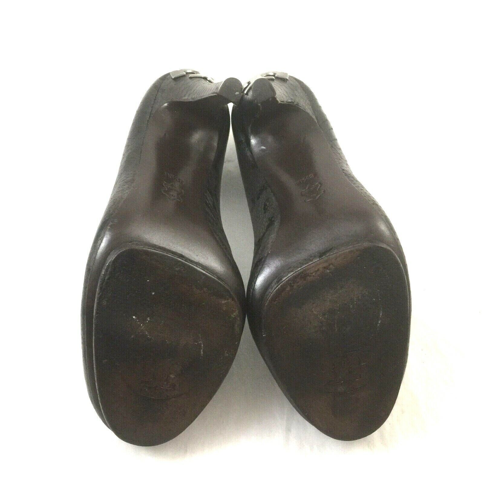 Tory Burch Jude Pump Gray Snake Python Embossed L… - image 9