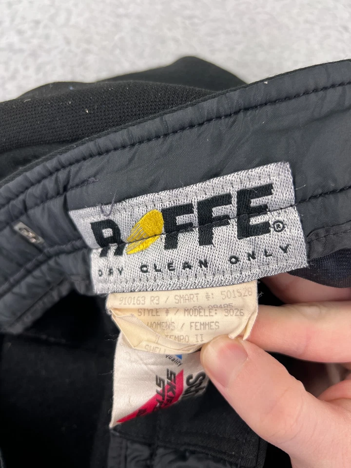 Винтажные женские лыжные штаны Roffe 32 черные сделано в США шерстяные шуллеры Швейцария - Изображение 3 из 4