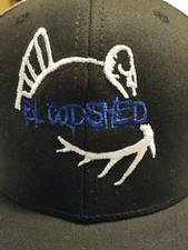 Yupoong The Classics Bloodshed Men’s Black Snapback Baseball Hat