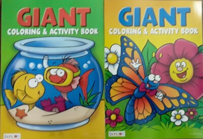 Download Bendon Publishing Colorful Giant Coloring and Activity Book Set of 2. Brand New 805219466711 | eBay