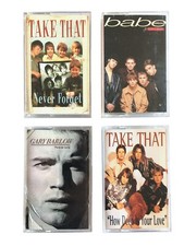 Take That / Barlow x4 Cassettes - Babe, Forever Love, How Deep Is , Never Forget