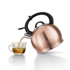 Berlinger Haus 3L Stainless Steel Whistling Kettle Metallic Electric Induction