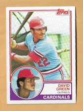 DAVID GREEN ST. LOUIS CARDINALS #578 - TOPPS NM-MT 1983