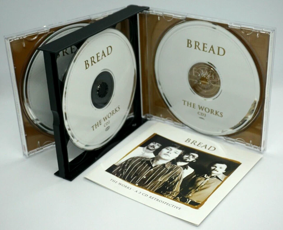 Bread : THE WORKS - A 3CD Retrospective - David Gates - Guitar Man - RARE - Image 4 of 4