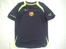 VINTAGE NIKE 90 DRI FIT BARCELONA FC "BARCA" TRAINING WARM UP JERSEY
