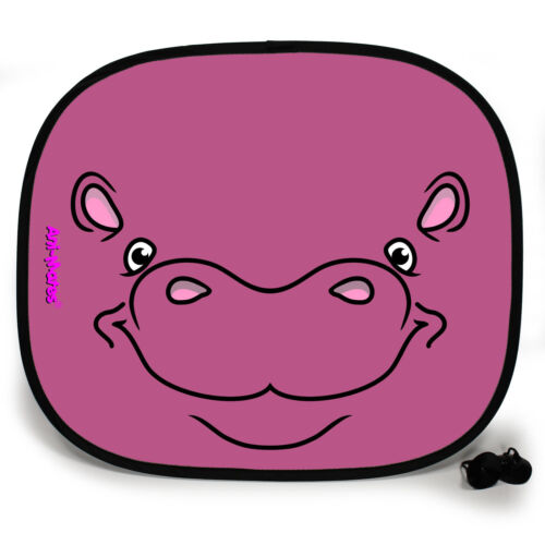 2x Car Side Window Personalised Mesh Sun Shades Visor Sunshade UV Gift Baby Kids - Picture 30 of 80