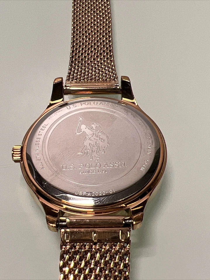Polo EE. UU. ASSN. Reloj Oro Rosa USPA2022-01 Foto 3 de 4