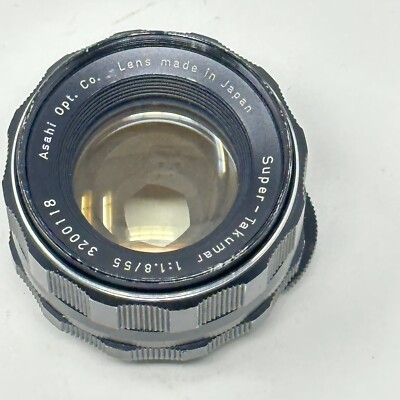 Asahi Pentax Super-Multi-Coated Takumar 55mm f/1.8 Camera Lens