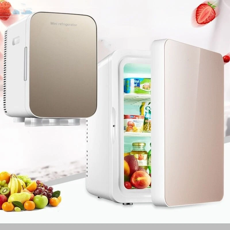 PETOUR 15L Mini Kühlschrank Kosmetik Kühlschrank Minibar Kühlbox kühlen heizen 12V 220V