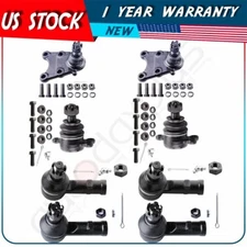 Brand New Suspension 8PCS Ball Joint Tie Rod End for 1991-1995 ISUZU RODEO