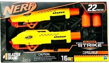 Hasbro Nerf Alpha Strike Tiger DB 2 Duel Targeting Set 22 Pieces Age 8 Years Up